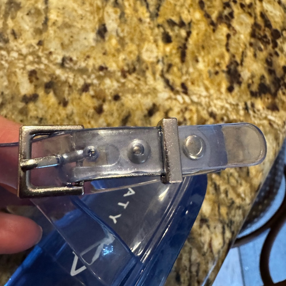 Katy Perry Collections Transparent Blue Eye jelly sandals size 9 - 2 pairs $45 - Picture 6 of 6